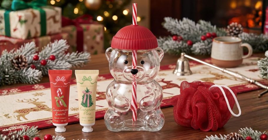 Move Over, Starbucks! Snag This Holiday Bear Cup Gift Set for $12.99 on Kohls.com
