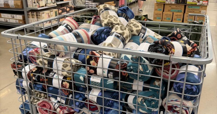 Mainstays Fleece Throw Blankets Only $3.97 on Walmart.com (Great for Donations!)