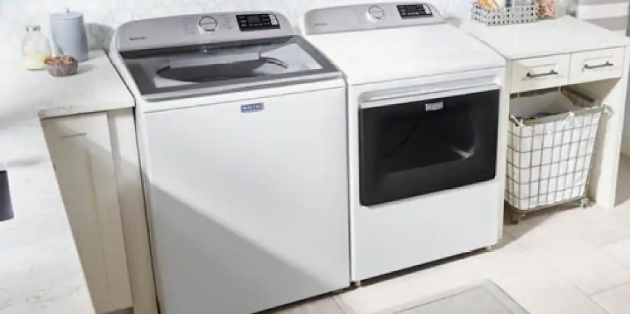 $980 Off Maytag Smart Washer & Dryer on BestBuy.com – Today ONLY
