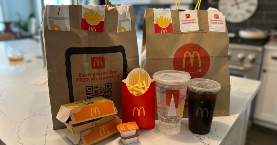 2 Bags of McDonald's Delivery 