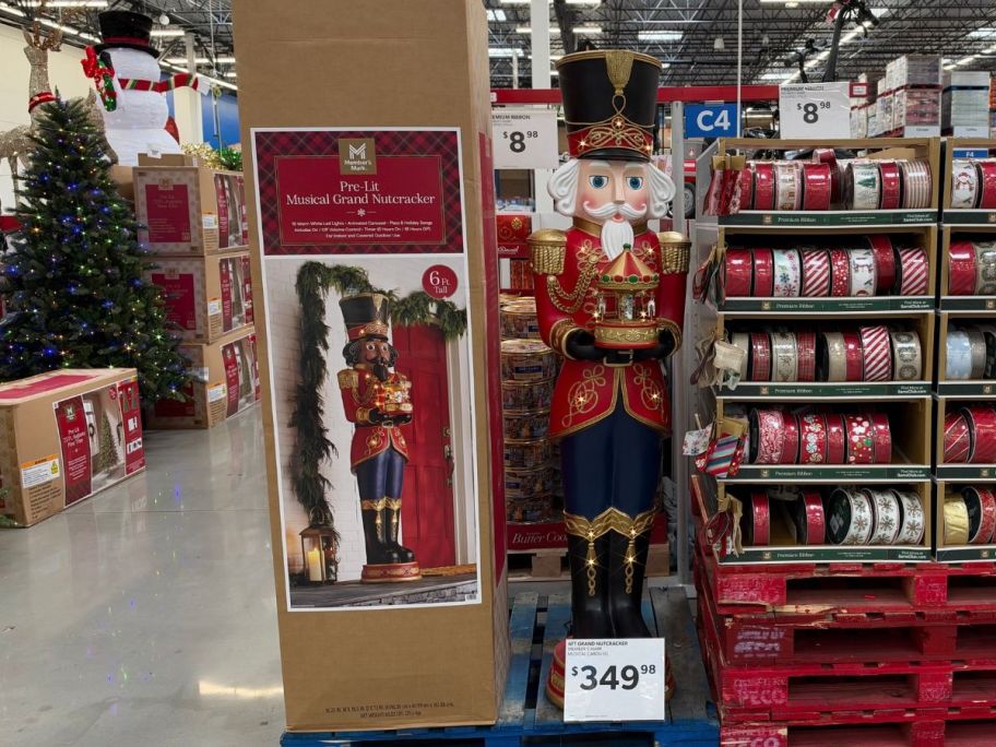 Member's Mark 6' Grand Nutcracker w/ Carousel in store