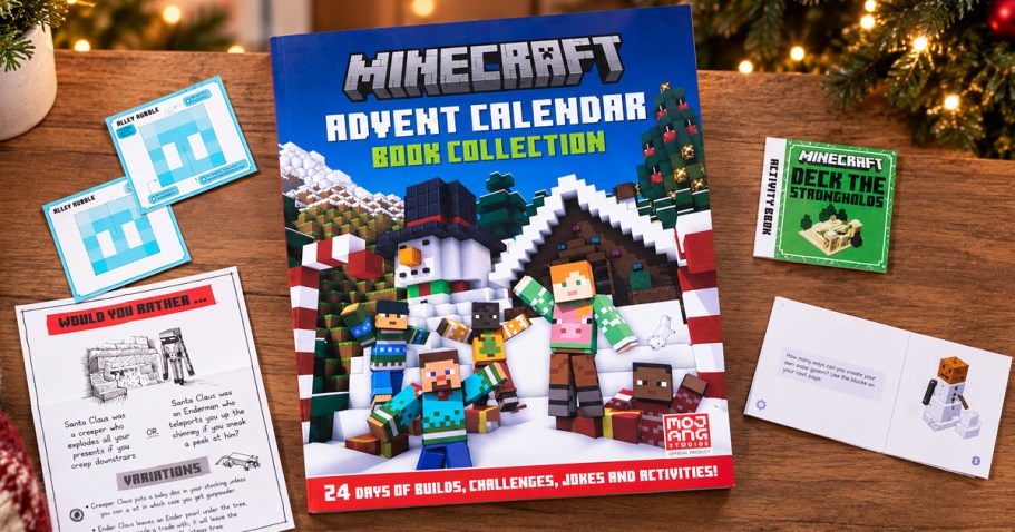 Minecraft Advent Calendar Book Collection Just $12.98 Shipped for Prime Members (Reg. $29)