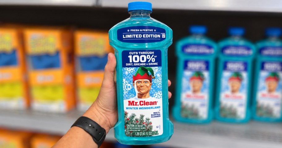 Mr. Clean Cleaner Only $3.94 After Walmart Cash (Reg. $6) | New Winter Scent!