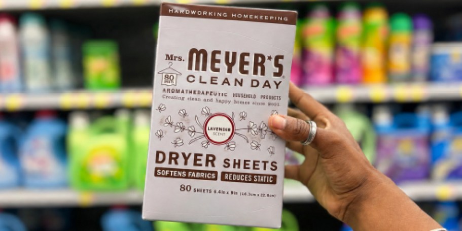 Mrs. Meyer’s Dryer Sheets 80-Count Just $5.68 Shipped on Amazon