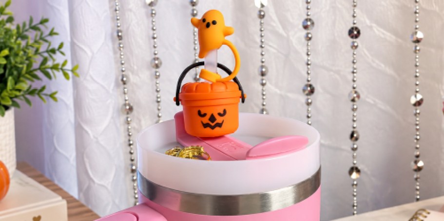 Boo Bucket Fans, Your Tumbler Needs These Halloween Straw Toppers!