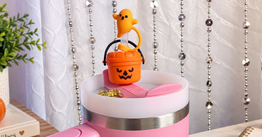 Boo Bucket Fans, Your Tumbler Needs These Halloween Straw Toppers!