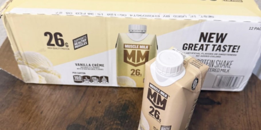 Muscle Milk Protein Shake 12-Pack Just $13.79 Shipped for Prime Members (Reg. $23)