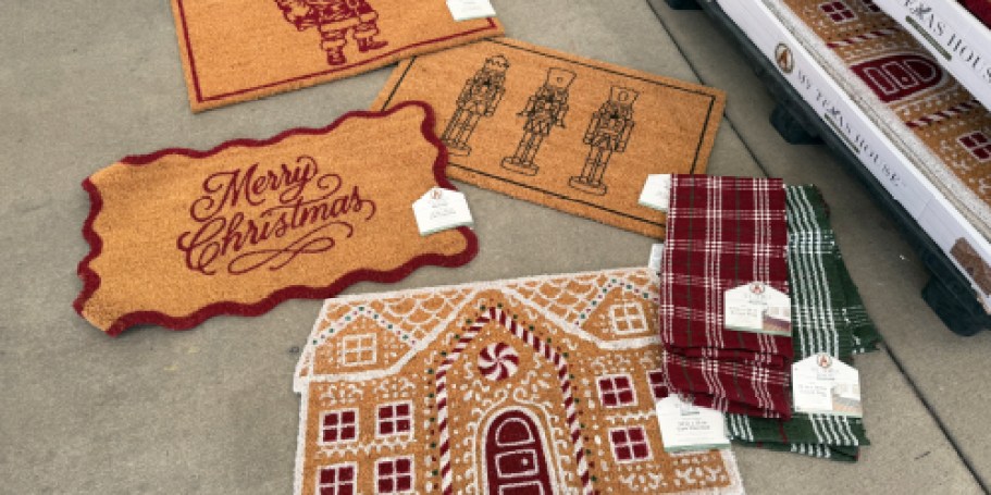We’re Loving These NEW My Texas House Christmas Doormats (Styles from Just $9.97)