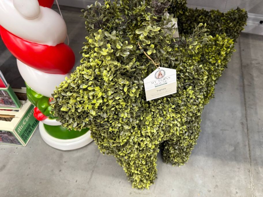 My Texas House Reindeer Topiary