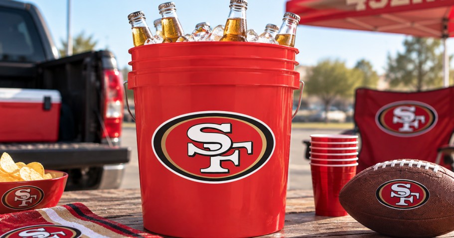Lowe’s NFL 5-Gallon Buckets Only $8.98 Shipped (Selling Out Fast!)
