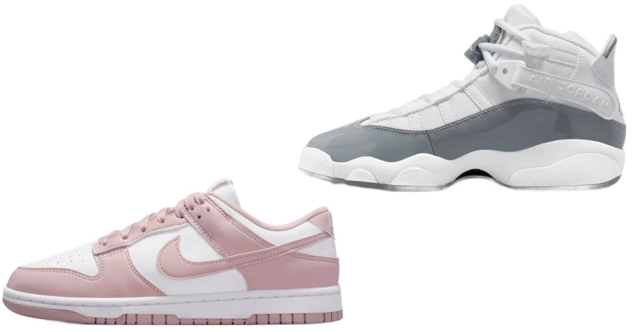 Stock images of two Nike shoes