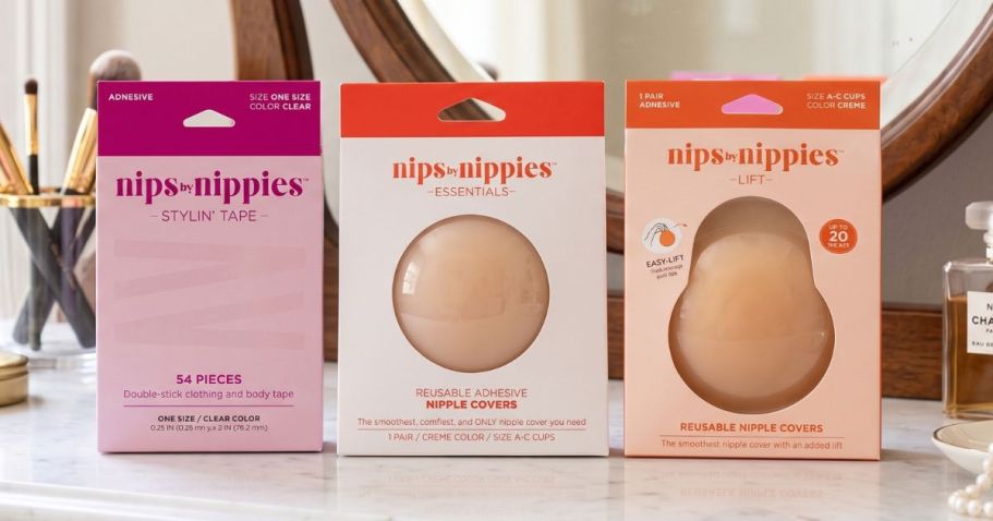 NEW Nips by Nippies Stylin’ Tape & Reusable Nipple Covers Available on Walmart.com