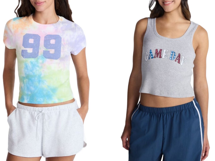 Stock images of No Boundaries Ribbed Baby Tee and Tank Top