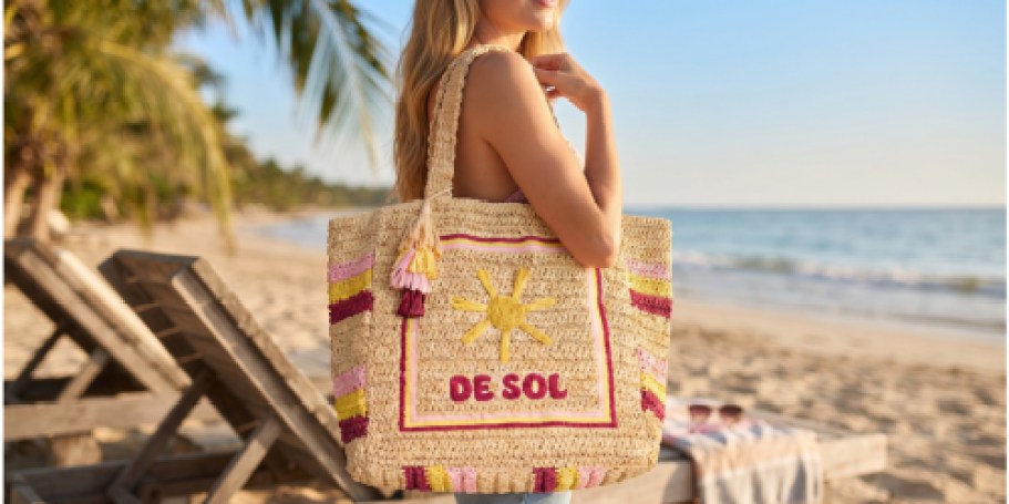 Walmart Tote Bag Clearance | Cute Beachy Styles from $7.87 (Reg. $25)