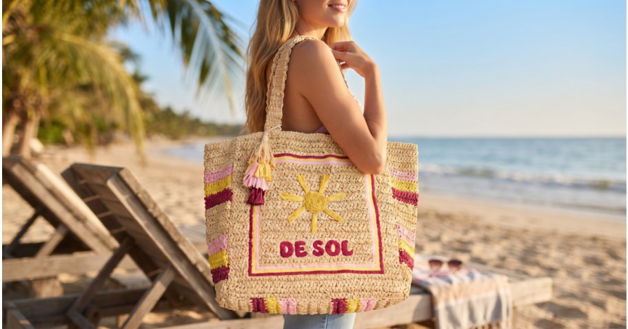 Walmart Tote Bag Clearance | Cute Beachy Styles from $7.87 (Reg. $25)