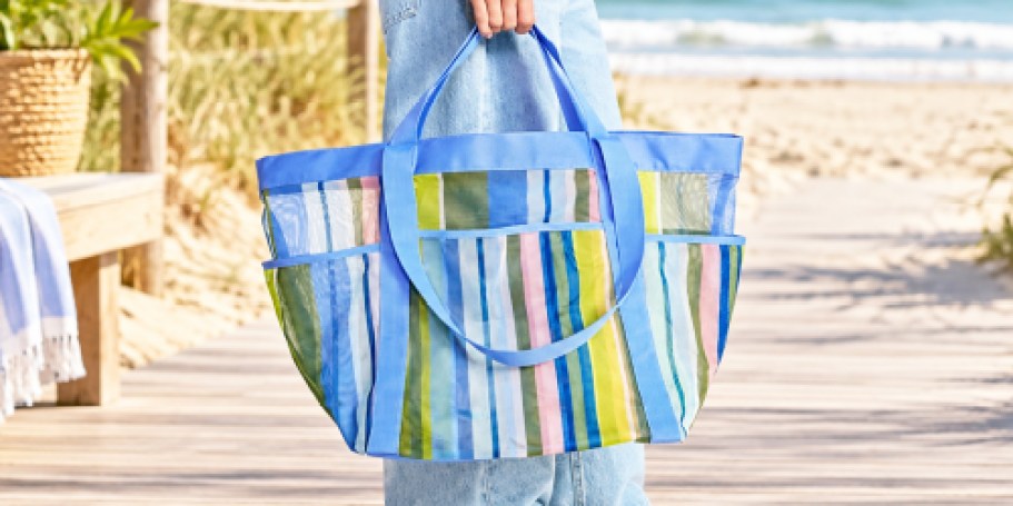Price Drop: No Boundaries Mesh Beach Totes Only $2.91 on Walmart.com (Reg. $10)