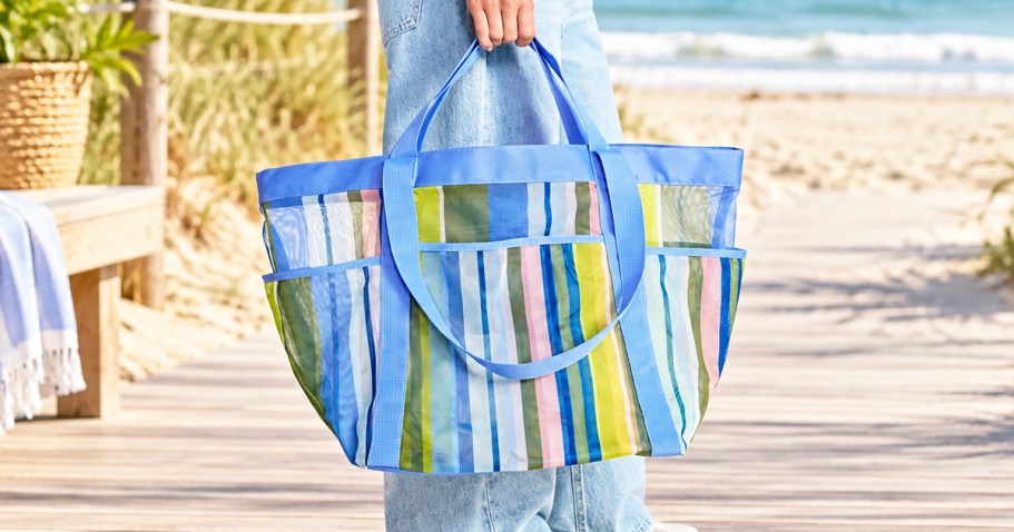 Price Drop: No Boundaries Mesh Beach Totes Only $2.91 on Walmart.com (Reg. $10)
