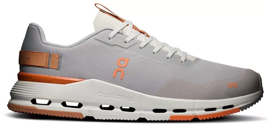 ON grey sneakers