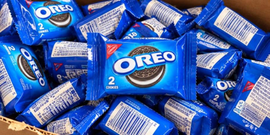 OREO Snack Packs 60-Count Just $13 Shipped on Amazon (Only 22¢ Each)