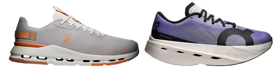 On Men's Cloudnova Form 2 Shoe and Women's Cloudboom Volt Running Shoe