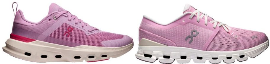 pink On Women's Cloudpulse Next Shoe and Cloud X 4 Training Shoe