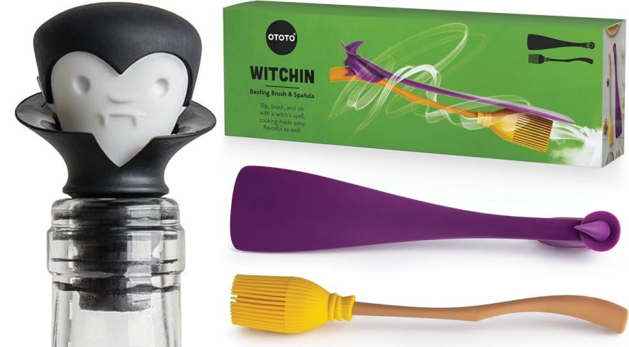 Ototo Wine Stopper and Brush and Spatula Set