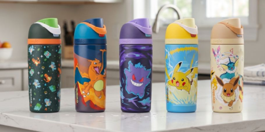 Catch ‘Em All! New Owala Pokémon Water Bottles Available on Target.com