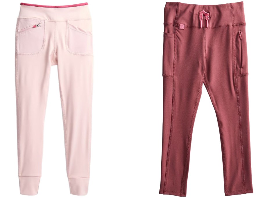 Stock images of two Ozark Trail Girls Hike Leggings