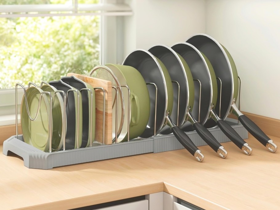 Expandable Pan Organizer w/ 12 Dividers Just $15 on Amazon (Reg. $30)