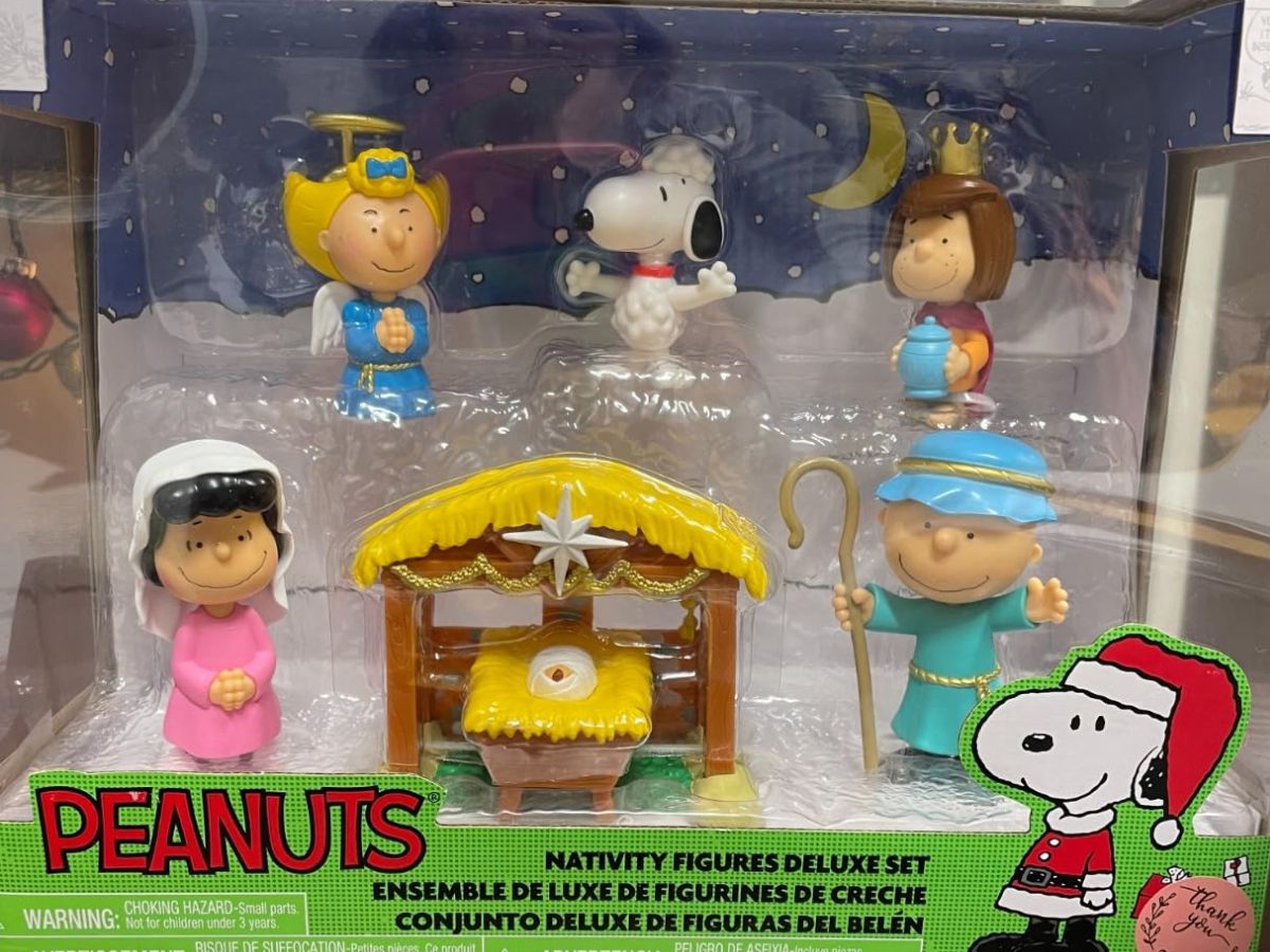 Peanuts Christmas Nativity Deluxe Figure Set Only $25.99 on Amazon (Cute Gift Idea!)