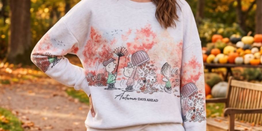 Peanuts Women’s Sweatshirt Only $12.98 on Walmart.com (So Cute!)