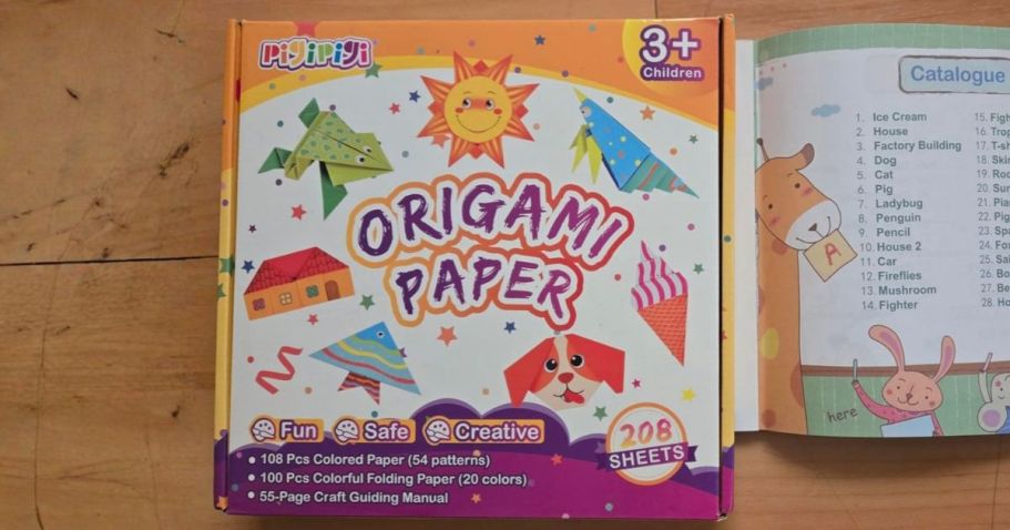 Kids Origami Kits from $8 on Amazon (Make Airplanes, Cartoons, & More!)