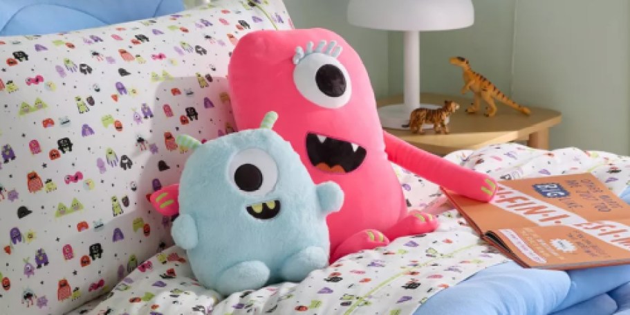 Target Just Dropped The Cutest Monster Weighted Pillows (Starting at Just $10)