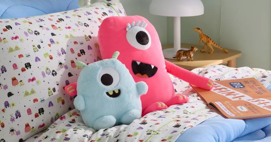 Target Just Dropped The Cutest Monster Weighted Pillows (Starting at Just $10)