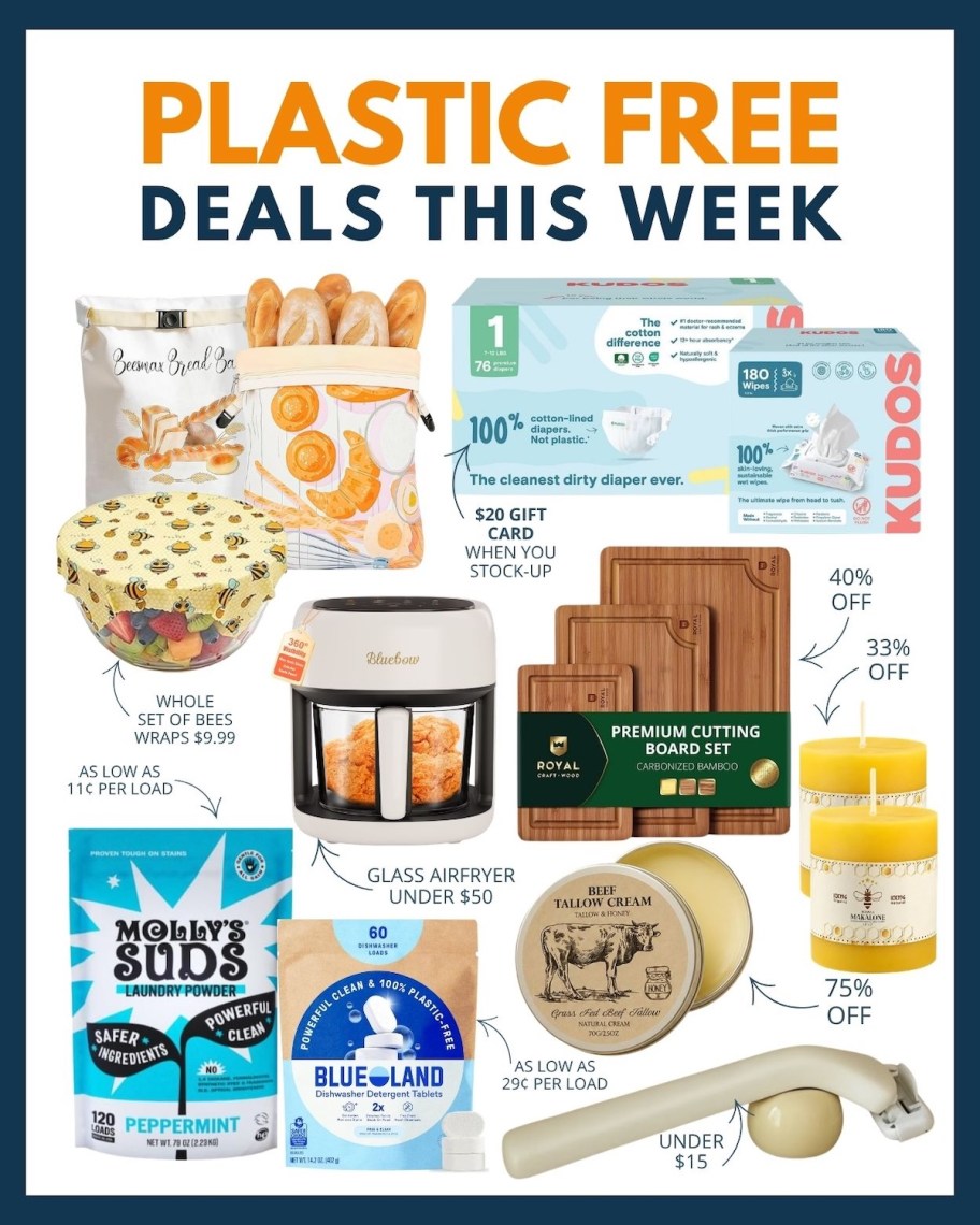 Plastic free deals this week collage