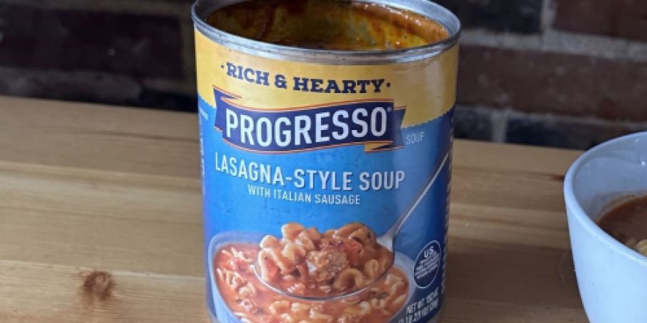 Progresso Lasagna-Style Soup Just $1.58 on Amazon
