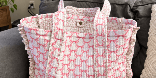 No Boundaries Quilted Tote Bags Under $20 on Walmart.com