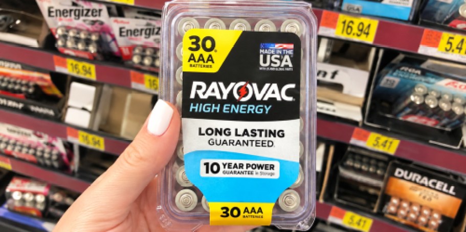 Rayovac AAA Batteries 30-Pack Only $5.92 Shipped on Amazon (Reg. $13)