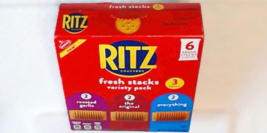 Ritz Crackers Fresh Stacks 6-Count Boxes Only $2.99 Each on Amazon