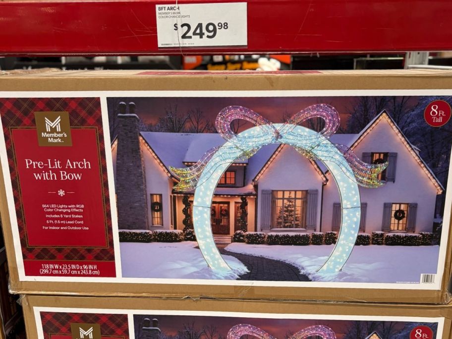 Sam's Club Member's Mark Bow Arch Christmas Decoration