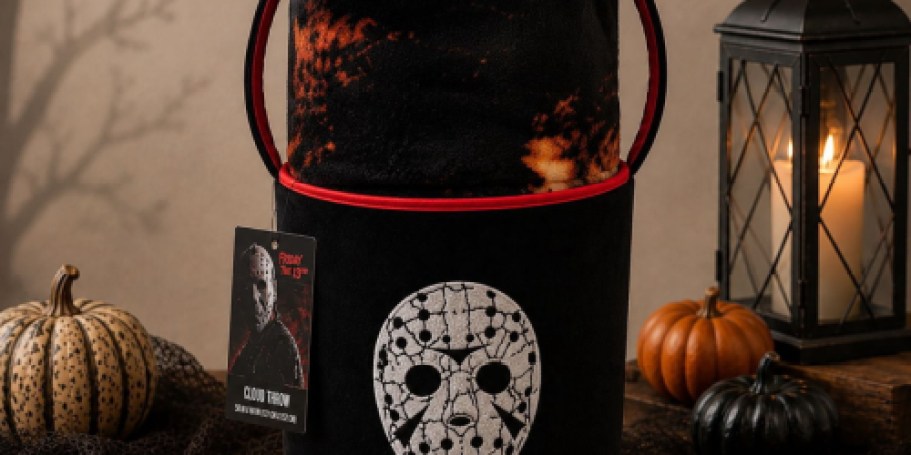 Scary Movie Blanket & Bucket Set Just $24.98 on SamsClub.com
