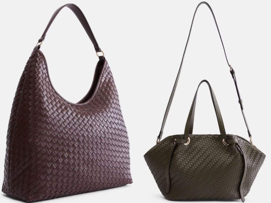 Stock images of two Scenario Handbags from Walmart