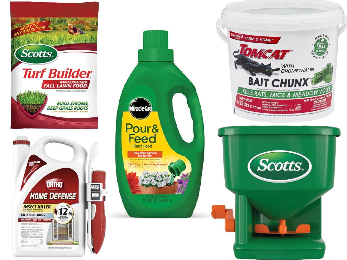 Scotts Miracle Gro products