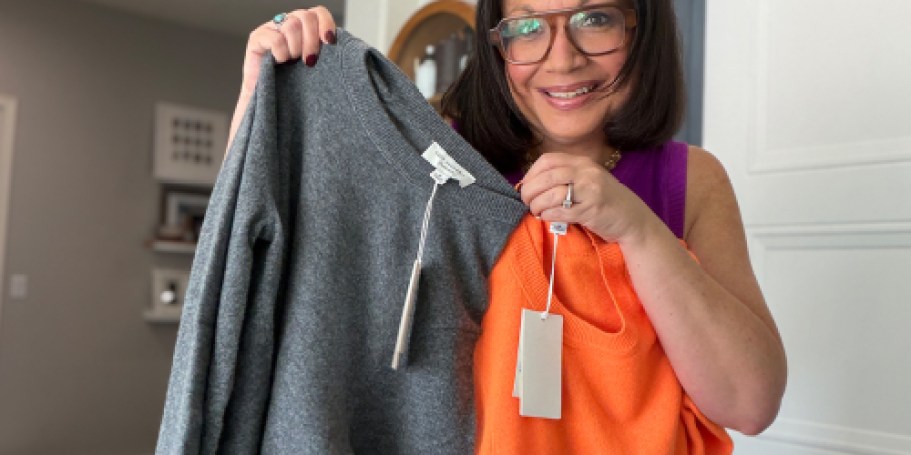 These $45 Walmart Cashmere Sweaters Look & Feel Way More Expensive