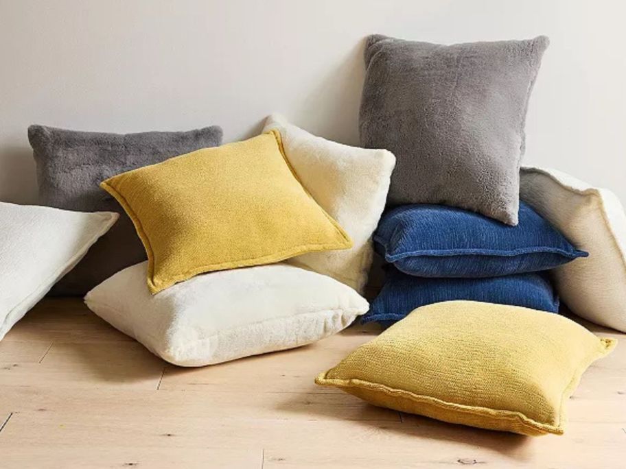 Sonoma Goods For Life Chenille Pillows on display