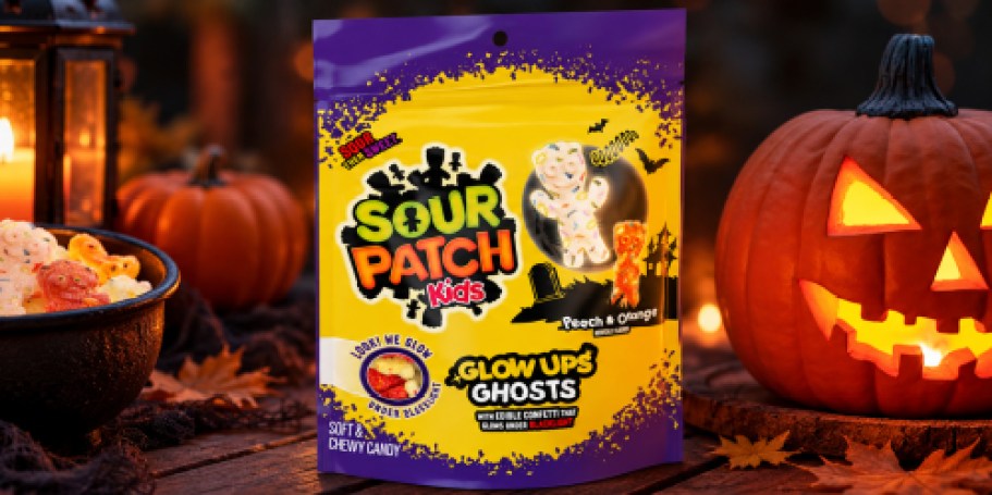 TWO Bags of Sour Patch Kids Glow Ups Ghosts Just $5 Shipped on Amazon