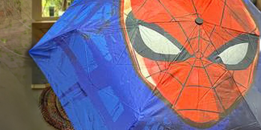 Walmart Character Umbrellas from $2.48 (Reg. $15) – Star Wars, Spider-Man, Hello Kitty, & More