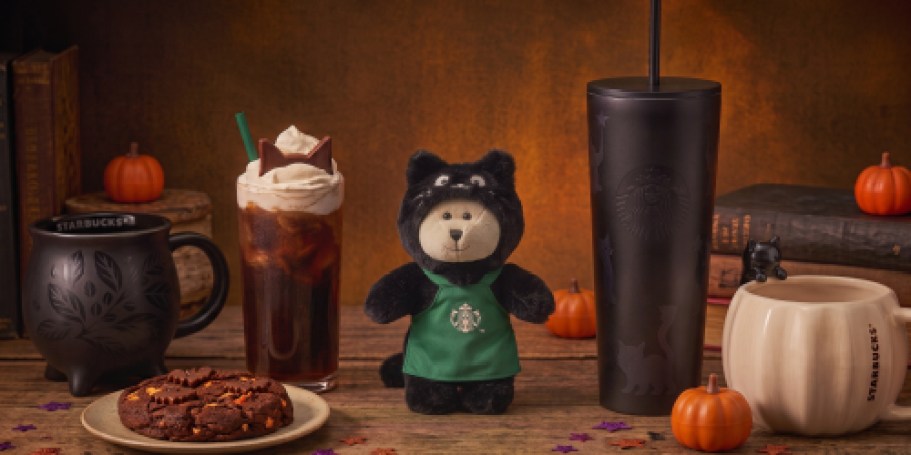 New Starbucks Halloween Merch Drops on 9/15 (+ New Drink & Cookie Coming 10/22)