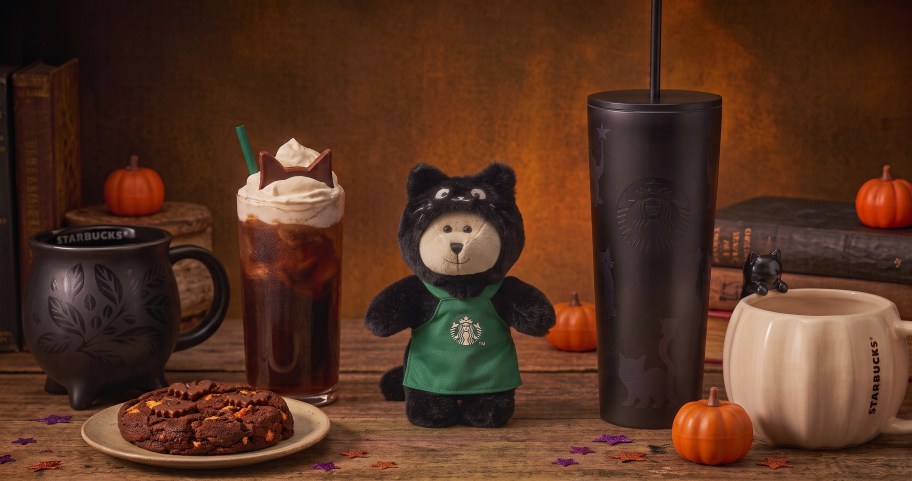 New Starbucks Halloween Merch Drops on 9/15 (+ New Drink & Cookie Coming 10/22)