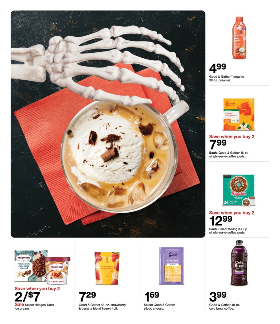 page from Target ad